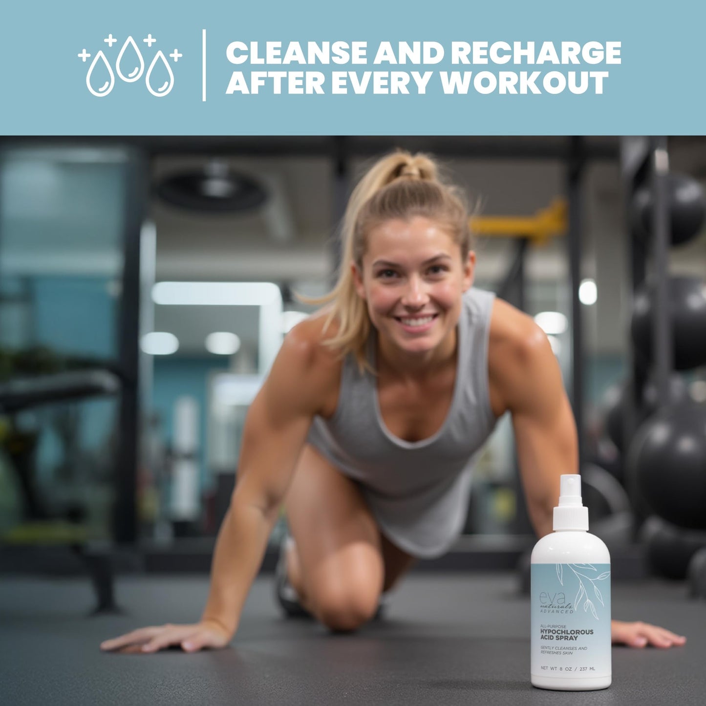 Eva Naturals skin toner spray for acne and redness relief