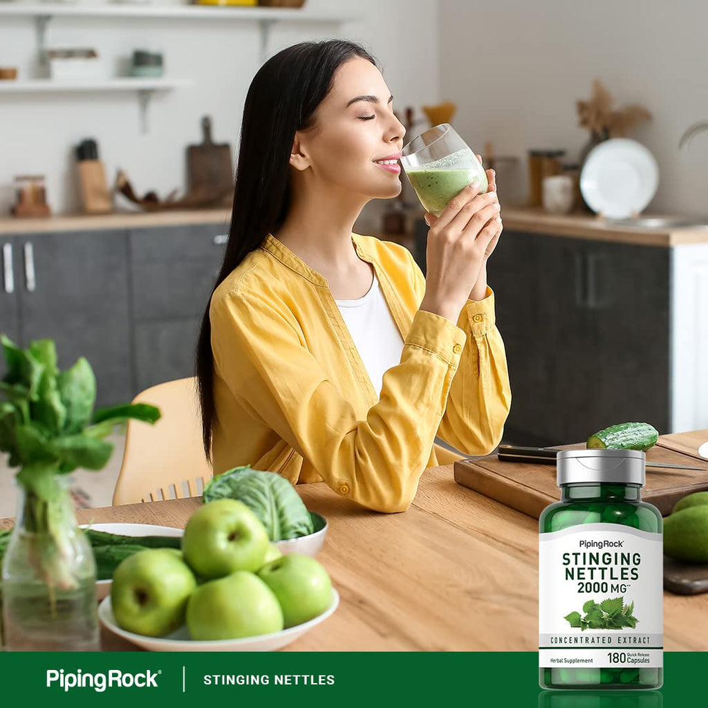Piping Rock Stinging Nettles dietary supplement jar