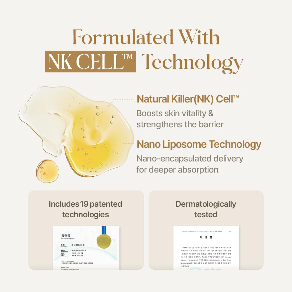 Lulubeu Triple Active Mist packaging showing NK Cell technology details