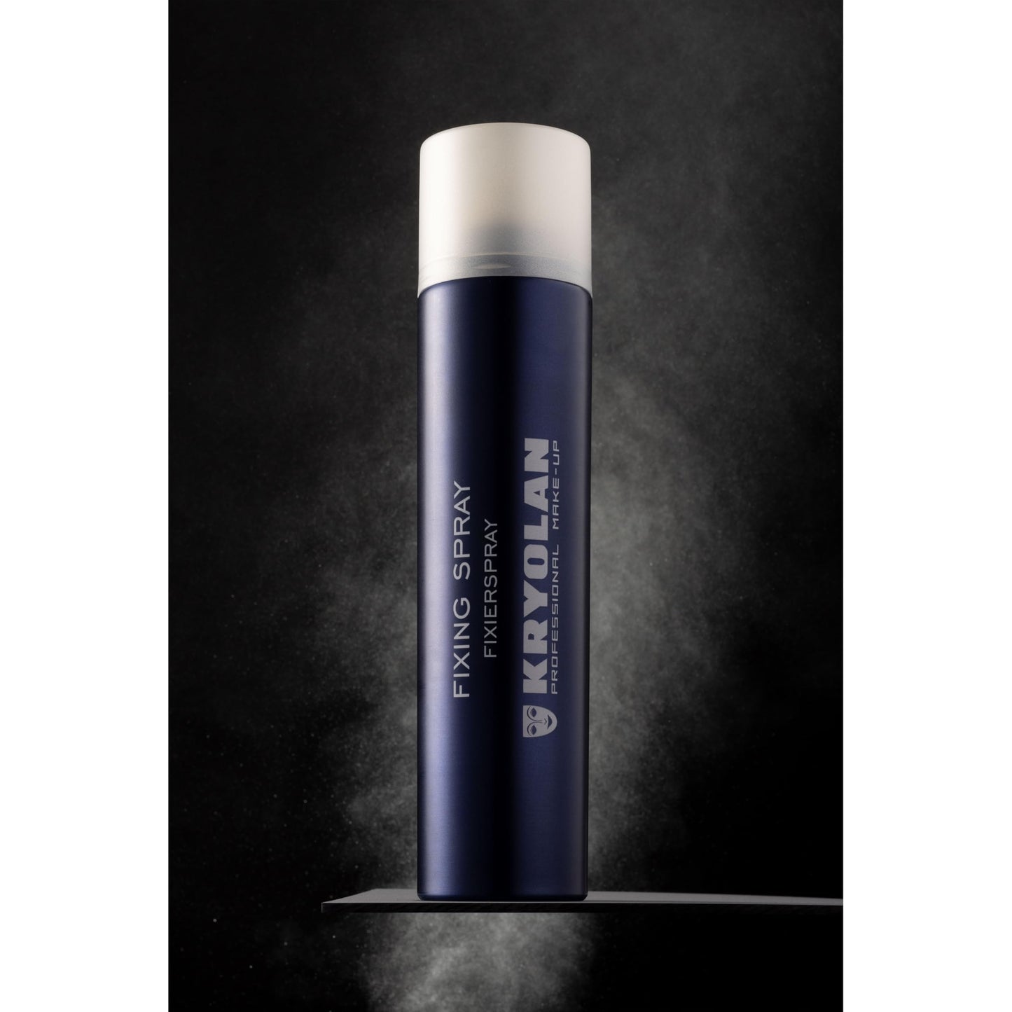 Heavy duty professional makeup setting spray canister by Kryolan
