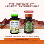 Herbs Etc Allertonic herbal supplement bottle side profile