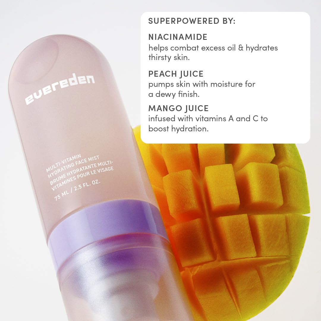 Evereden Kids Multi-Vitamin Hydrating Face Mist packaging box