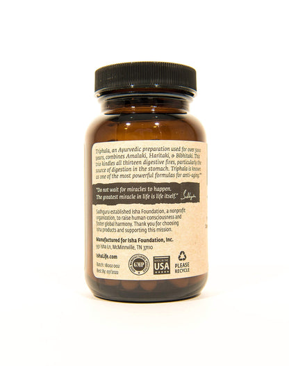 Authentic USA imported ISHA lifestyle Ayurvedic essentials triphala detoxification supplement