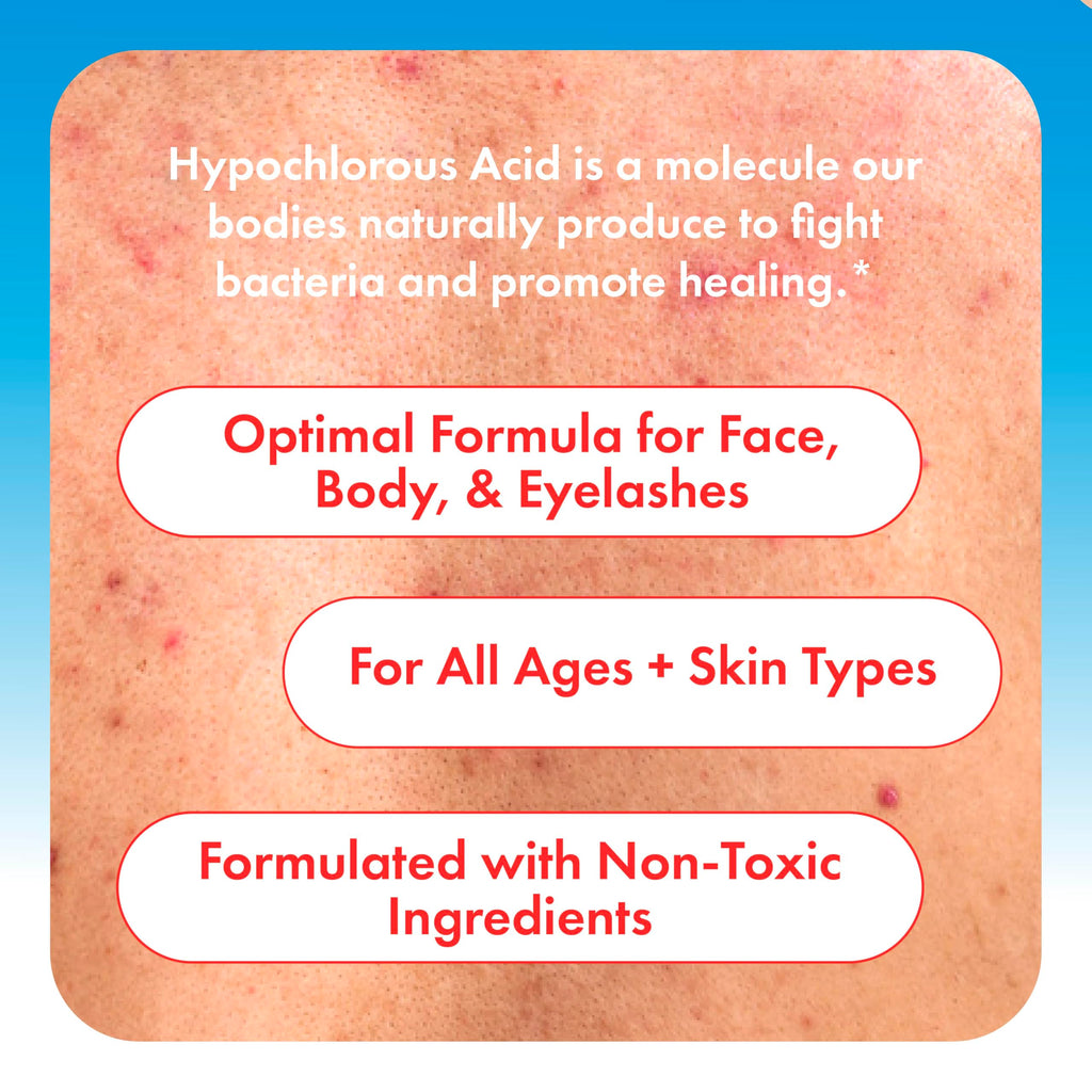 Hypoclear skin spray nozzle and cap close up