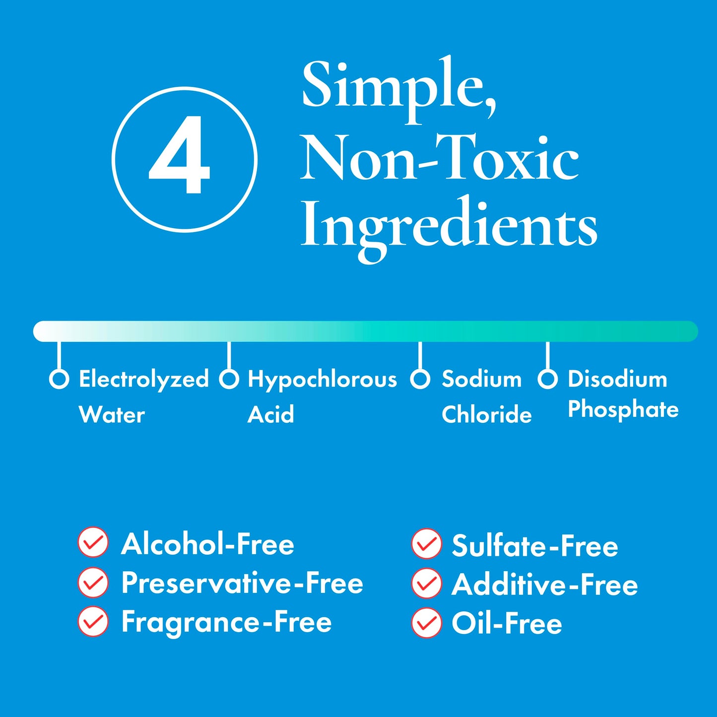 Using HypoClear mist as a gentle toner on face