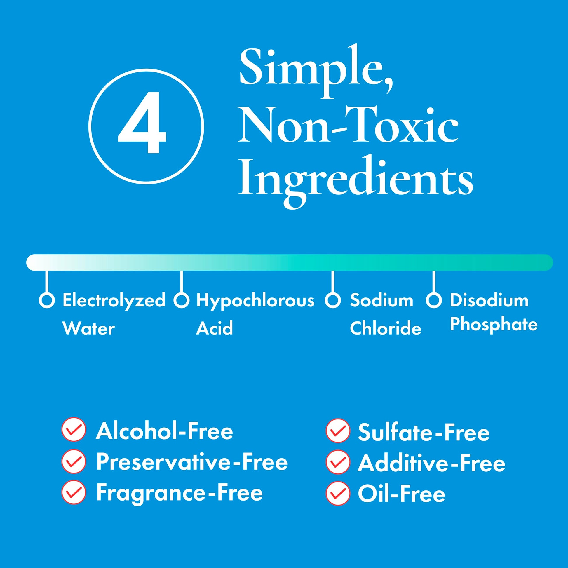 Using HypoClear mist as a gentle toner on face