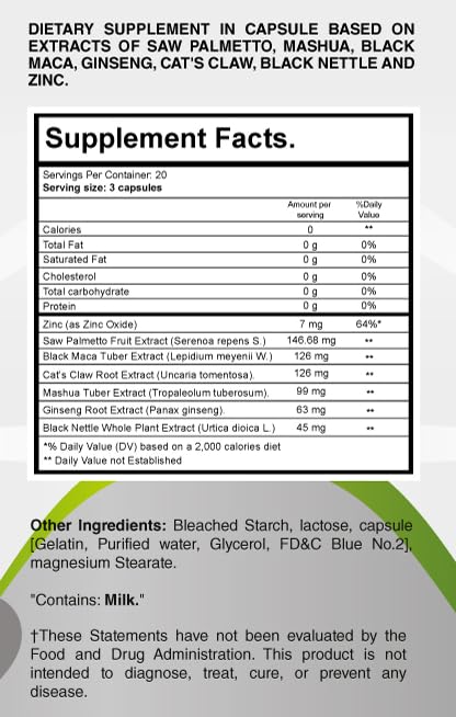 Prosta Eros by Labmac daily dietary supplement container for male urinary support.