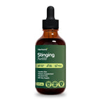 Authentic imported USA product packaging of Herbana Stinging Nettle supplement with distinct clear text and dropper tool.