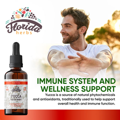 Florida Herbs Yucca Tincture herbal supplement label details