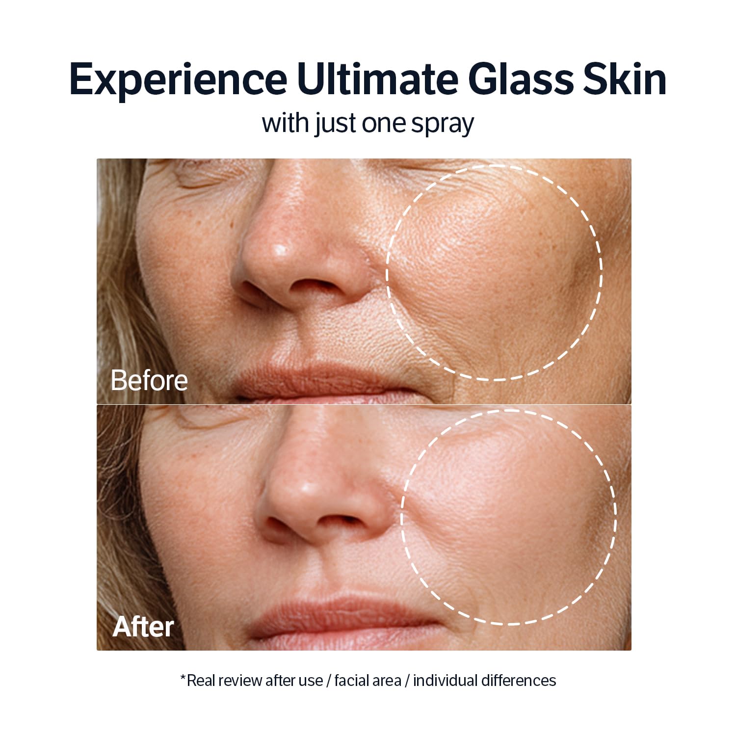 Authentic SUNGBOON EDITOR ultra-low molecular collagen face mist container top view