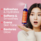 Seoul Ceuticals face mist spray bottle label details