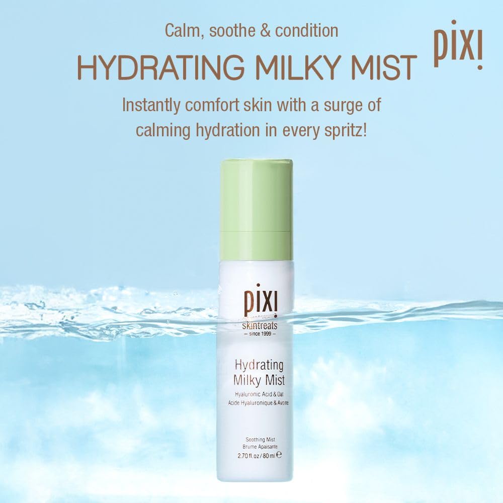 Pixi Hydrating Milky Mist 80ml skincare spray for dry skin hydration