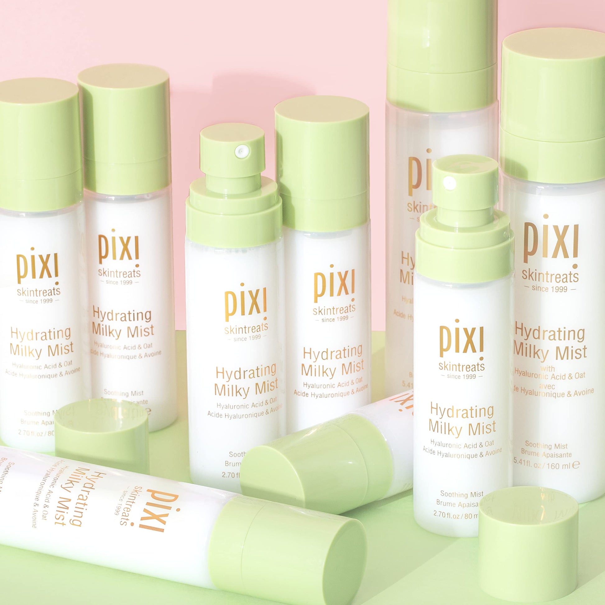 Pixi Beauty Milky Mist back label showing ingredients and directions