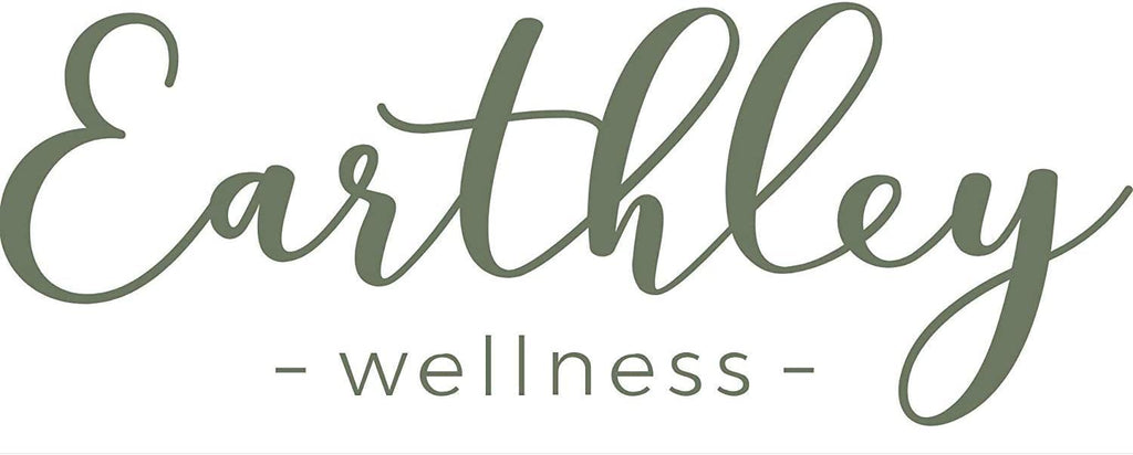 Side view of Earthley Wellness hormone support liquid tincture showcasing clean herbal formulation