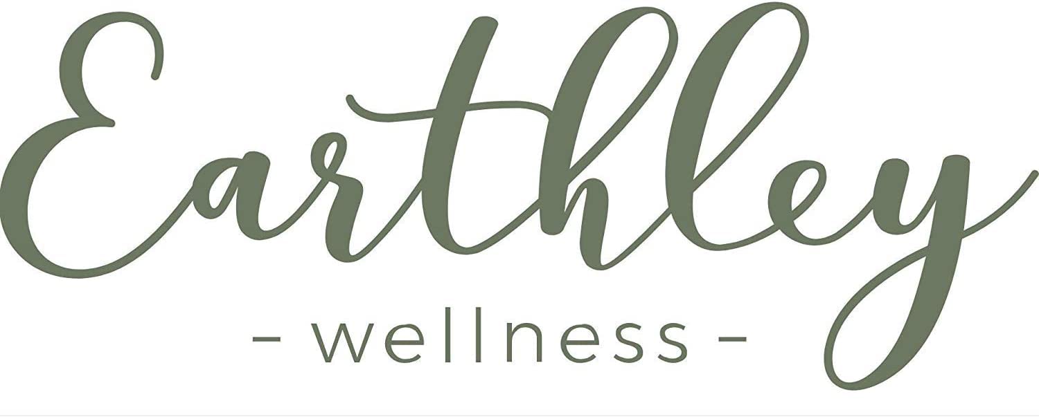 Side view of Earthley Wellness hormone support liquid tincture showcasing clean herbal formulation