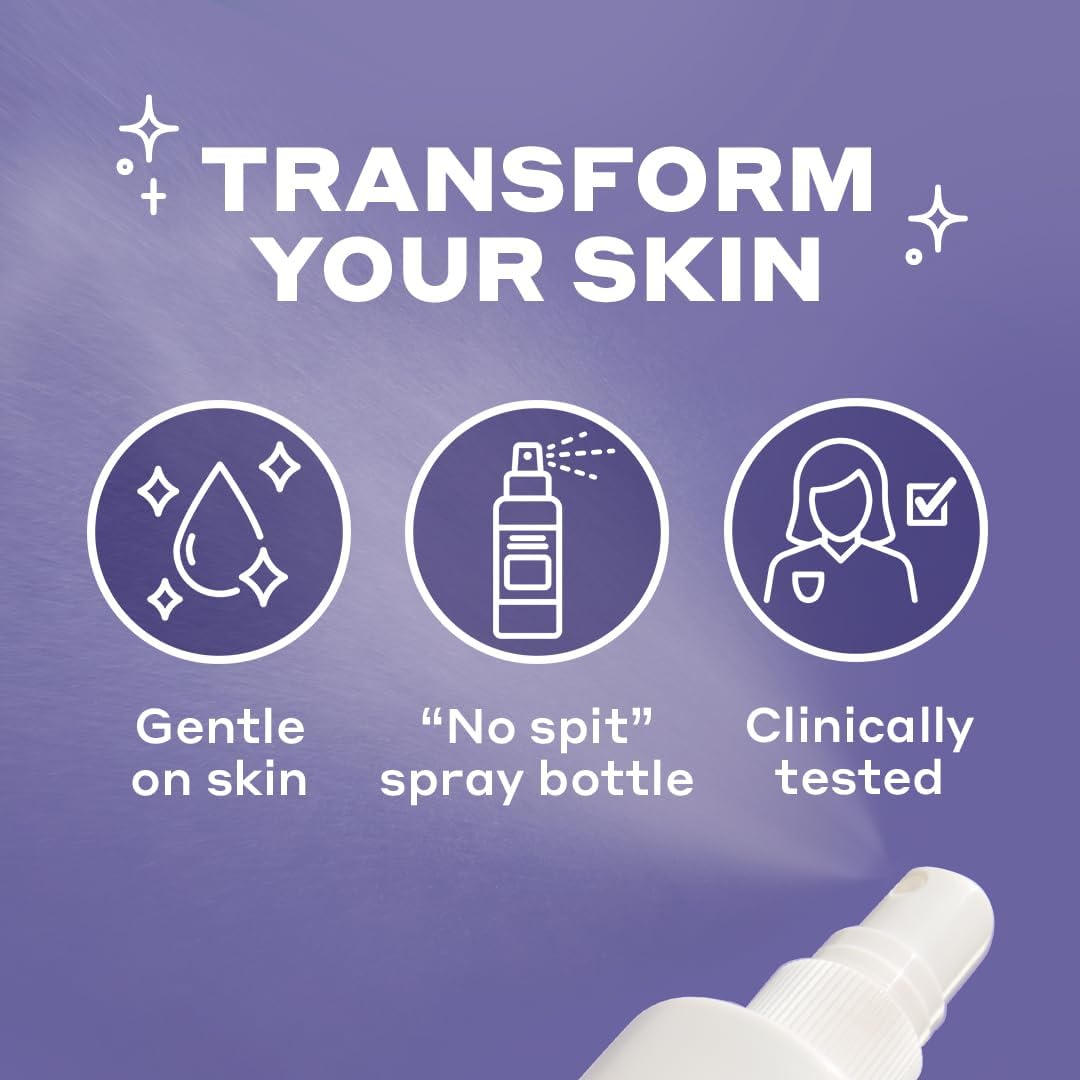 Product texture demonstration of Mario Badescu repairing mist