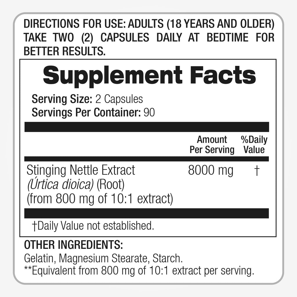 Fito Medics Lab herbal supplement bottle with clear text indicating high strength extract dosage instructions