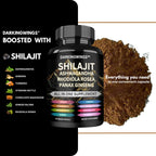 Darkingwings adaptogenic dietary supplement capsule size and appearance