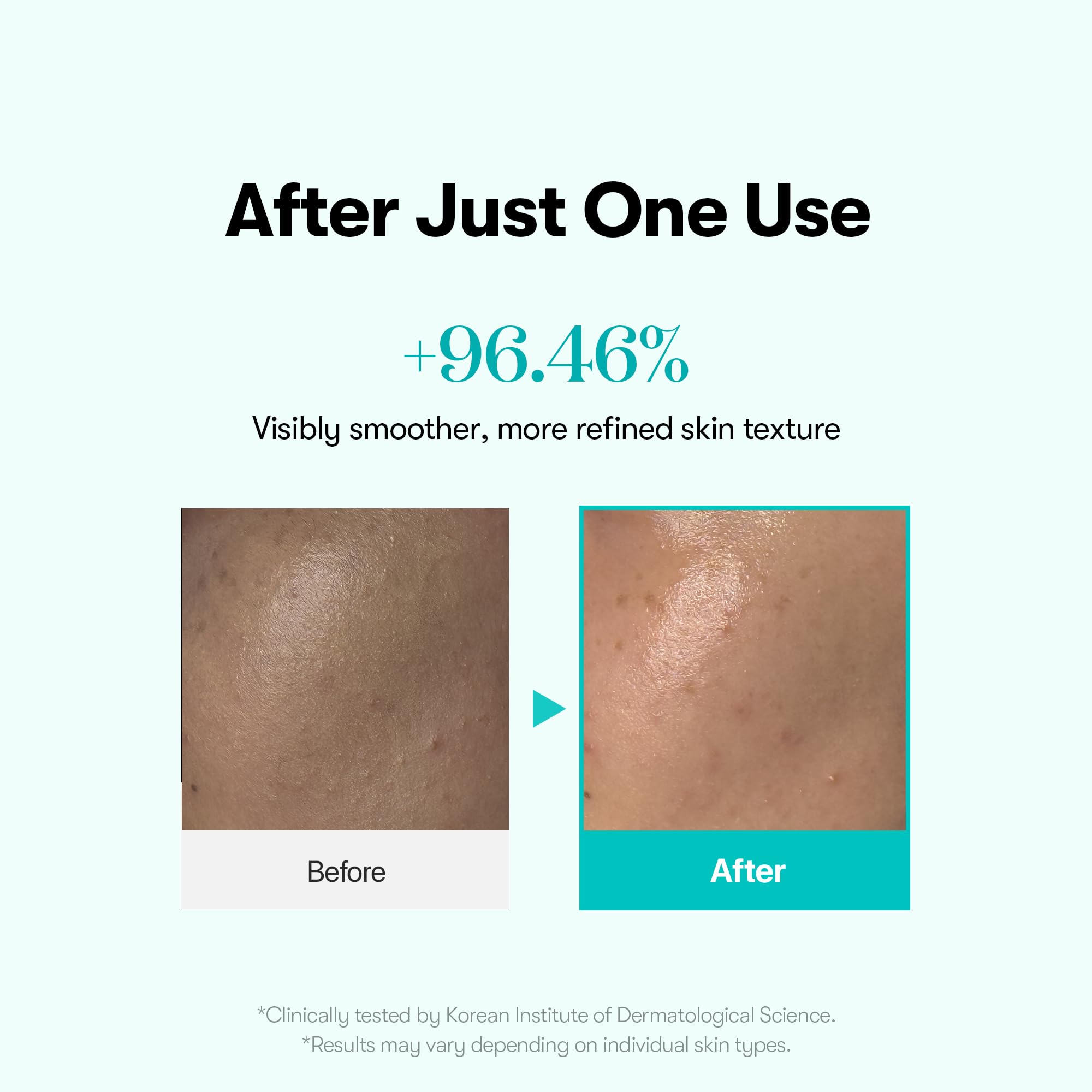 Texture shot of VT Cosmetics PDRN Glow Ampoule mist application