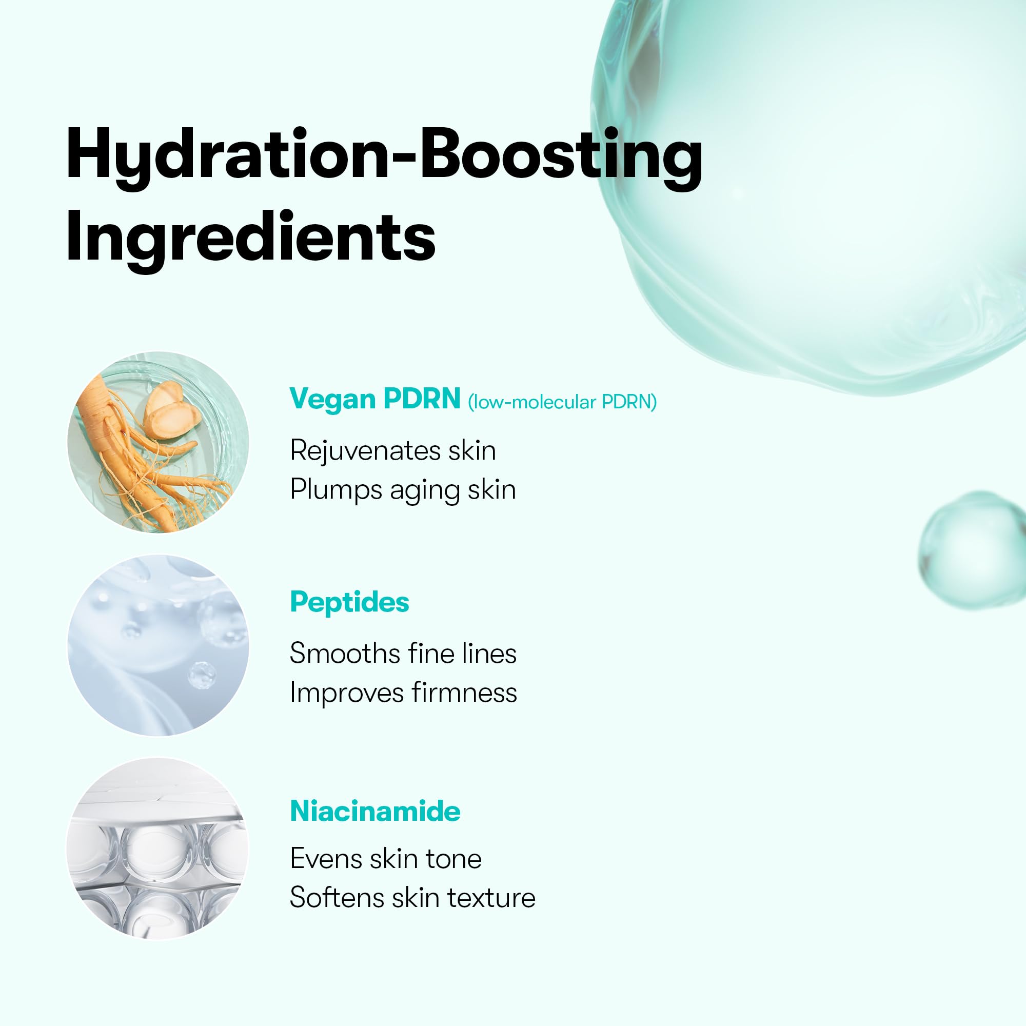 Close up of VT Cosmetics Korean skincare label information