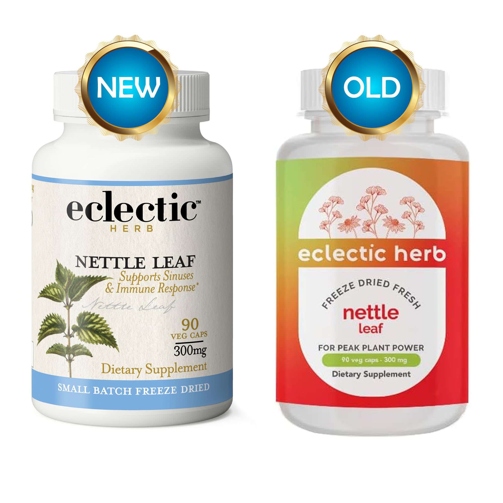 Eclectic Institute Nettle Leaf supplement label detail