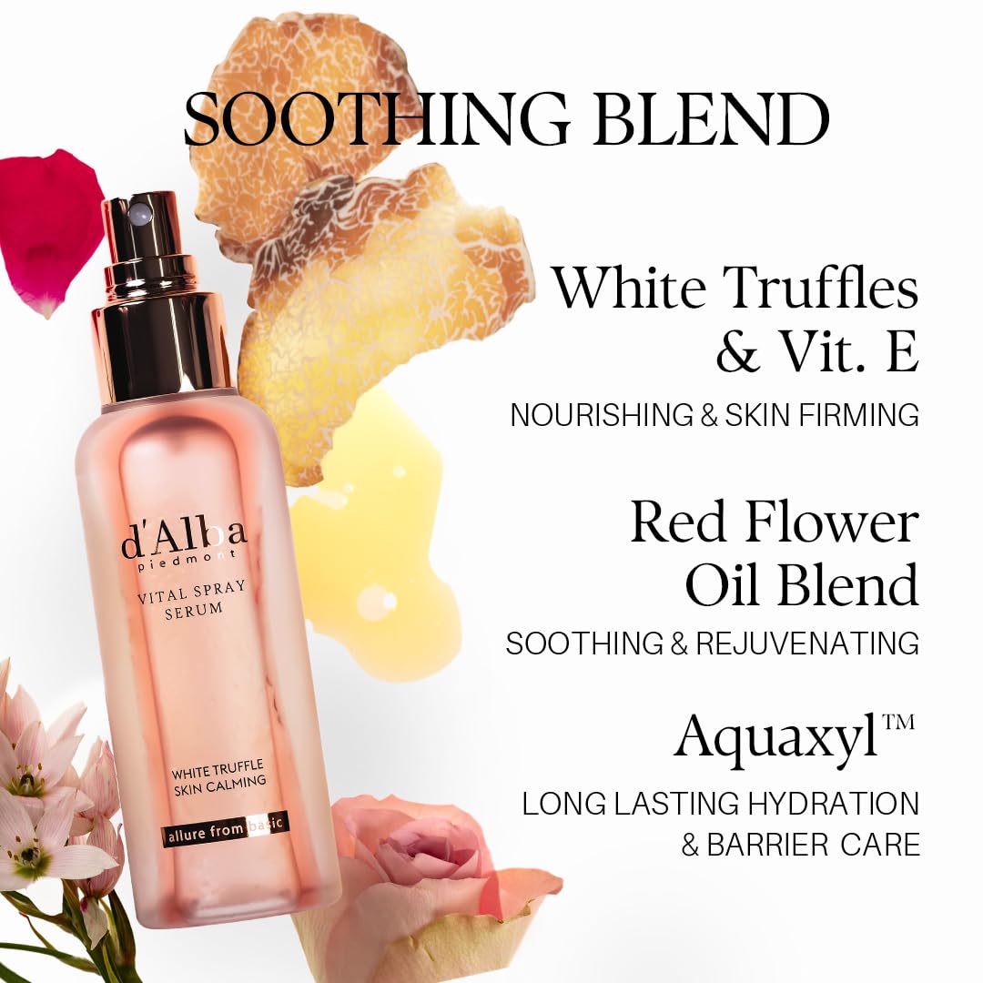 Authentic d'alba Italian White Truffle Vital packaging displaying ingredients and certified vegan seals