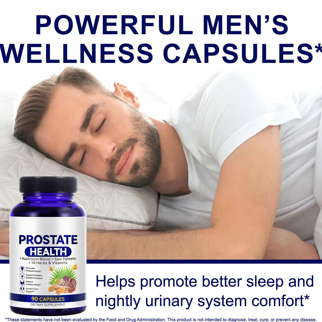 Ocnisdns prostate health formula close up look at the side panels and daily dosage instructions