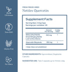 Eclectic Institute Nettle Quercetin vegetarian capsules supplement packaging