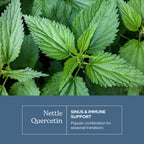 Side view of Eclectic Institute Nettle Quercetin supplement bottle