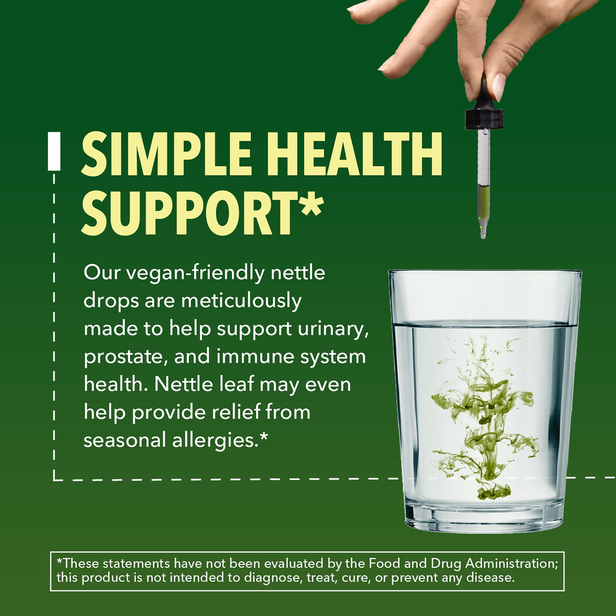 One fluid ounce bottle of Havasu Nutrition organic nettle extract for seasonal allergies