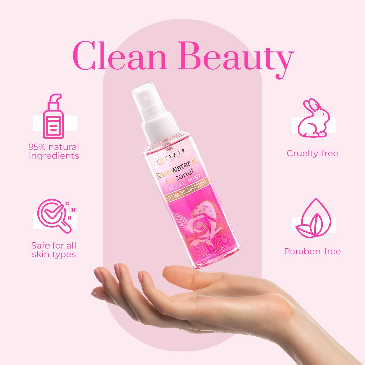 Azure Cosmeceuticals imported clean beauty collagen face spray for all skin types