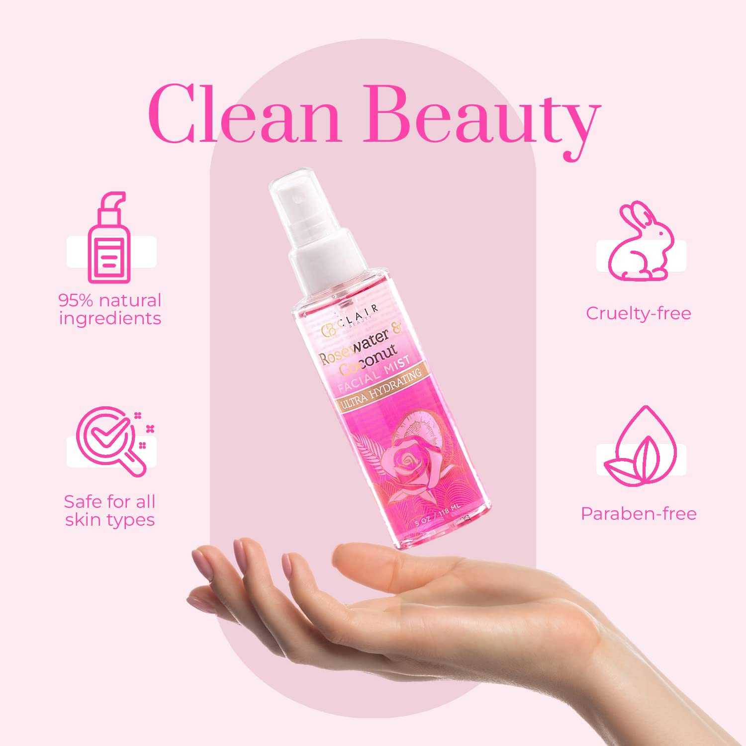 Azure Cosmeceuticals imported clean beauty collagen face spray for all skin types