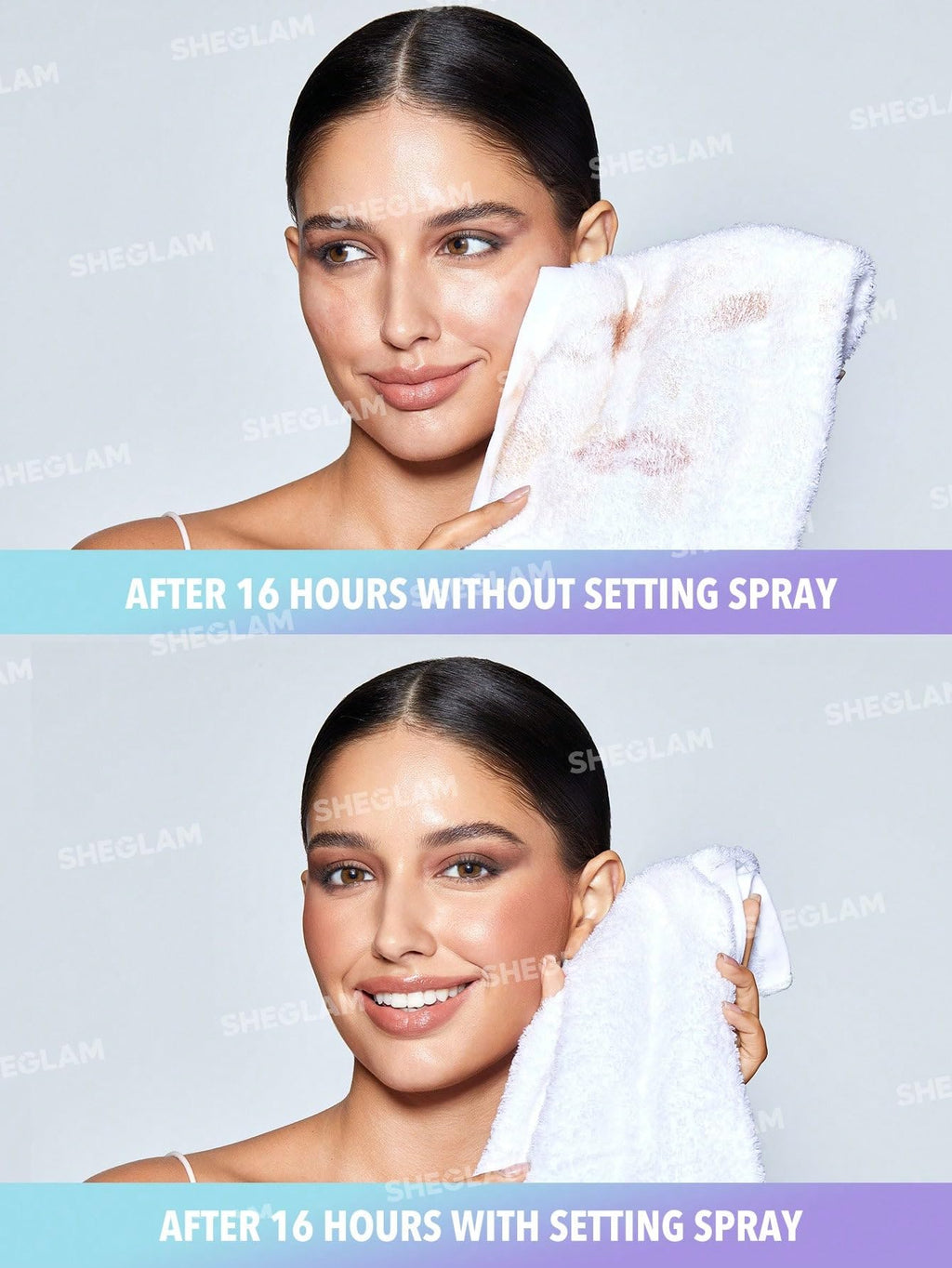 SHEGLAM Lockd In Setting Spray side angle showing net content 55 milliliters