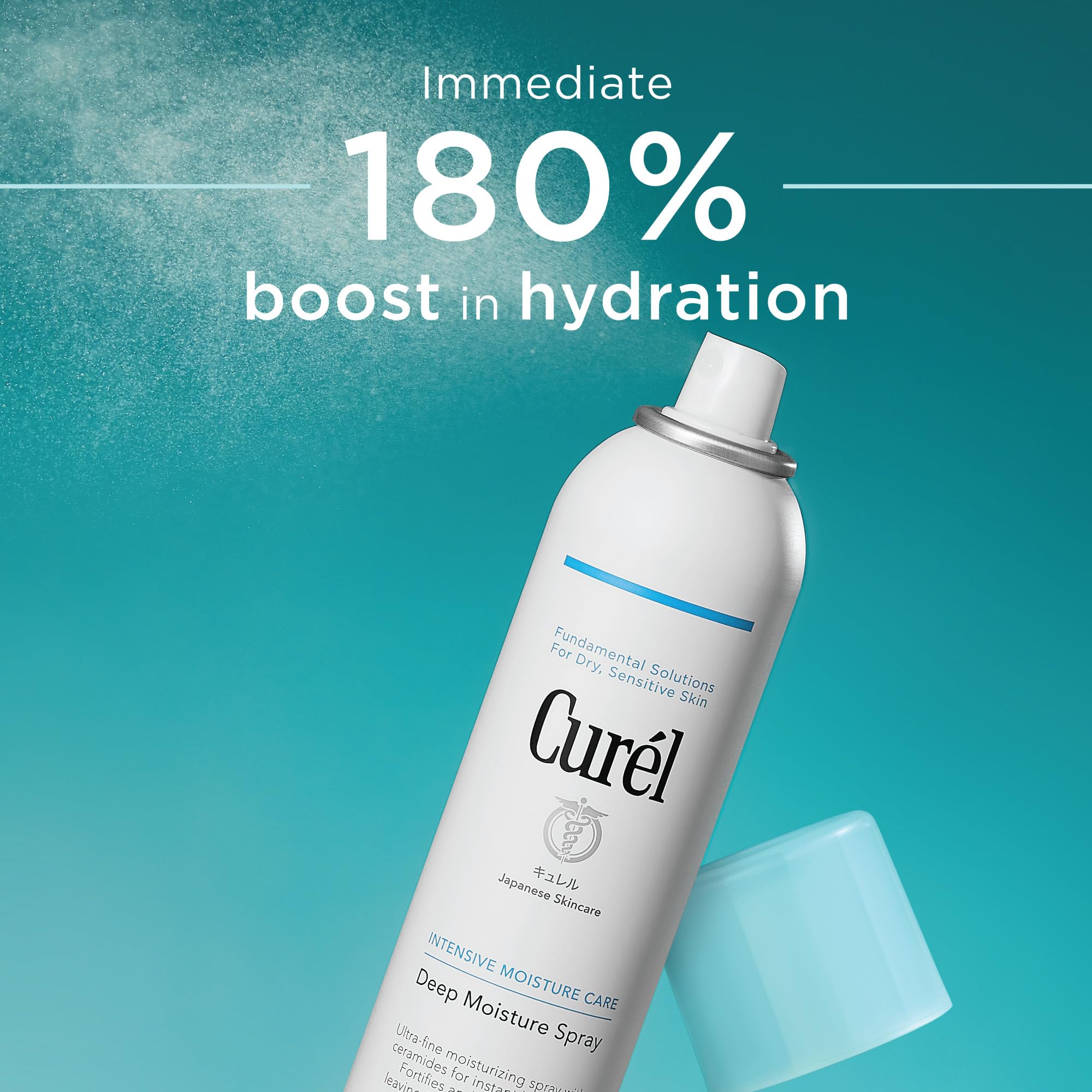 Curel Japanese skincare deep moisture spray 5 Ounce sizing comparison