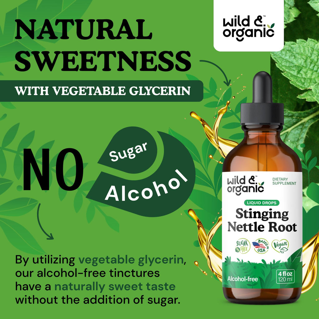 Imported Wild And Organic health supplement product packaging close up