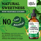 Imported Wild And Organic health supplement product packaging close up