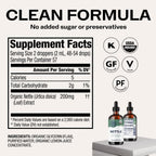 USA imported Vimergy Nettle Liquid extract clean ingredients label