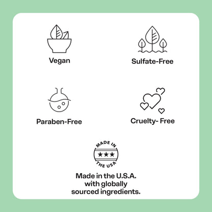 Close up of Mario Badescu facial spray label and ingredients