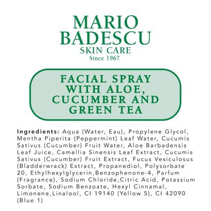 Mario Badescu botanical facial spray 4 fluid ounce bottle