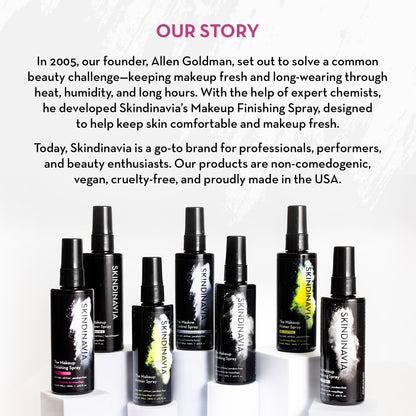 Skindinavia heat resistant wedding makeup setting spray