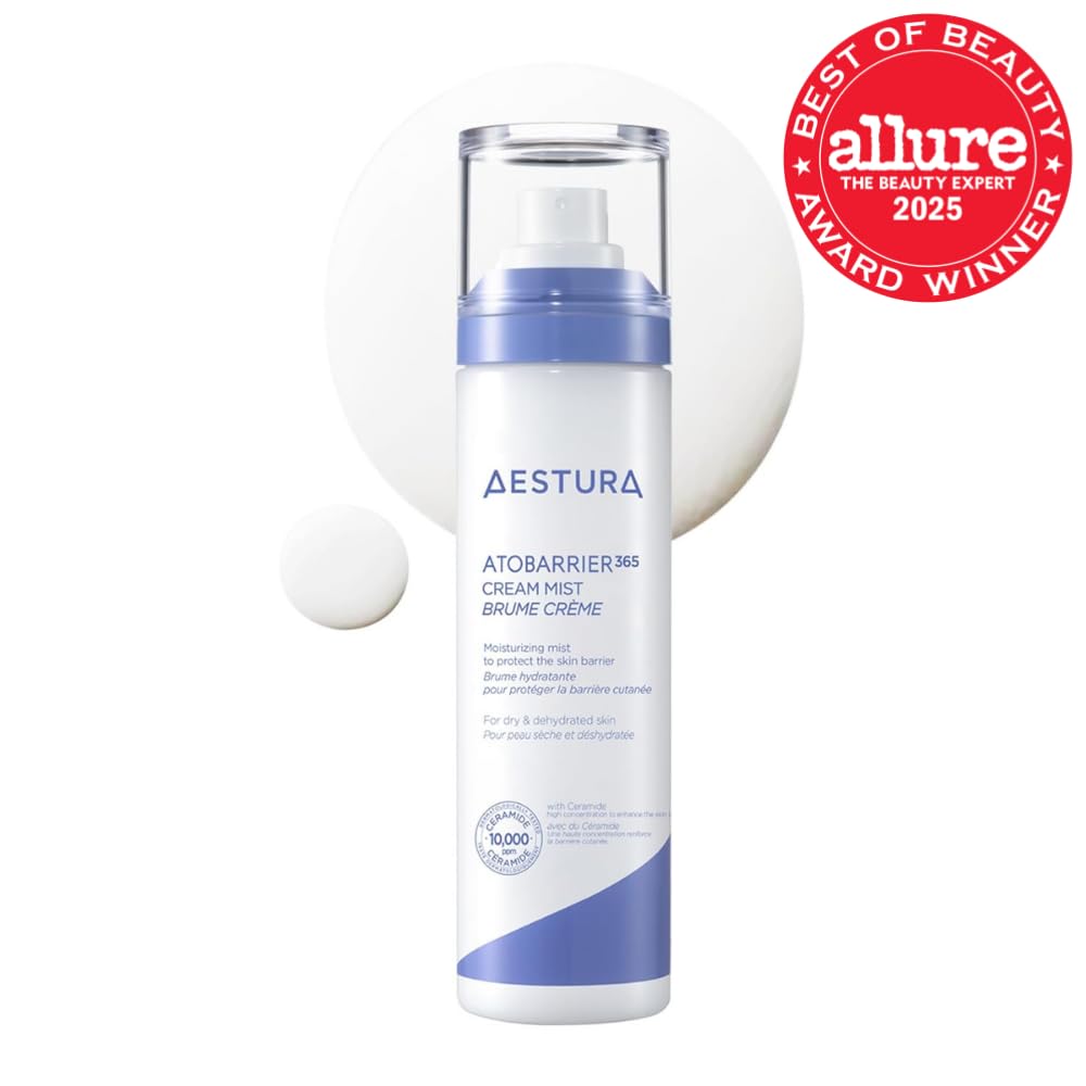 Aestura Atobarrier 365 Cream Mist nozzle spray demonstration
