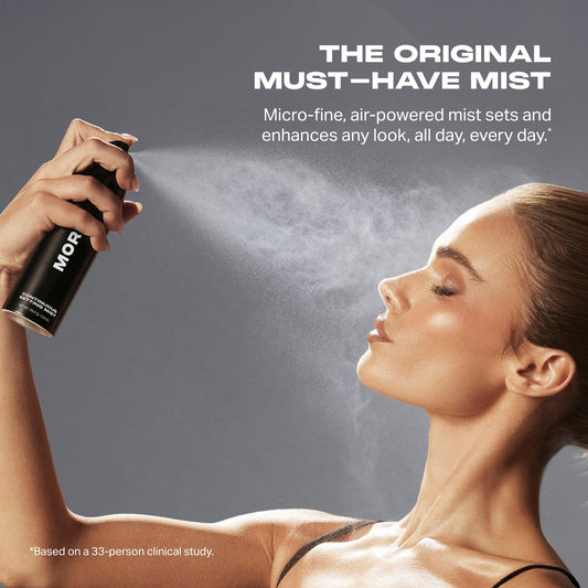 Close up of Morphe Continuous Setting Mist air-powered nozzle