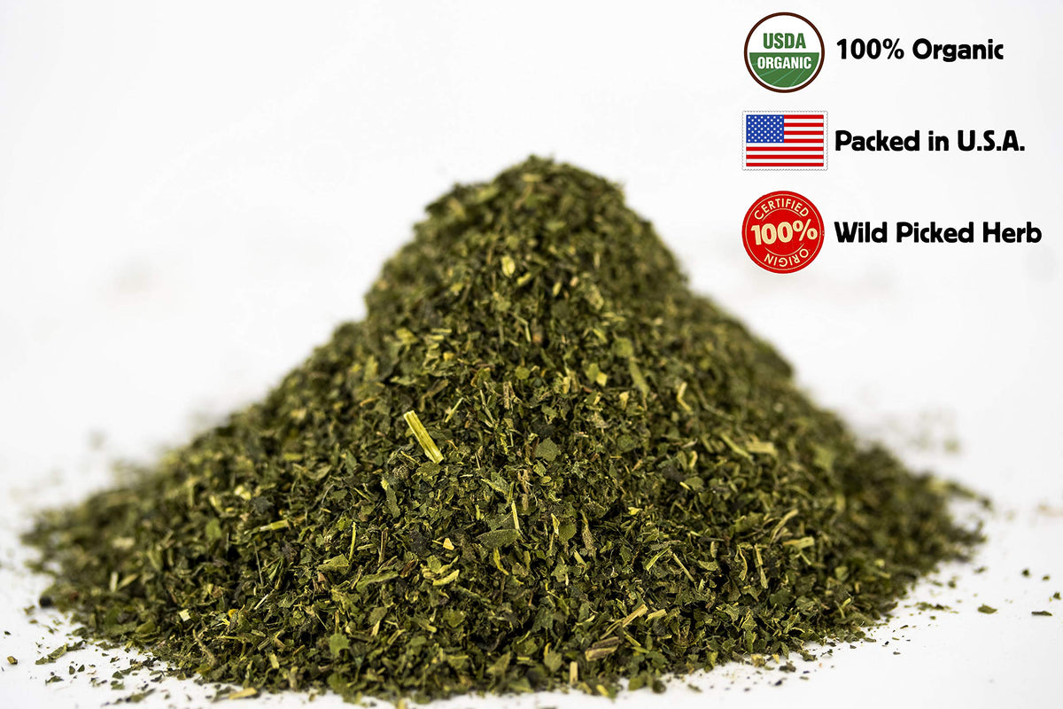 Wild harvested stinging nettle loose leaf tea nutritional benefits