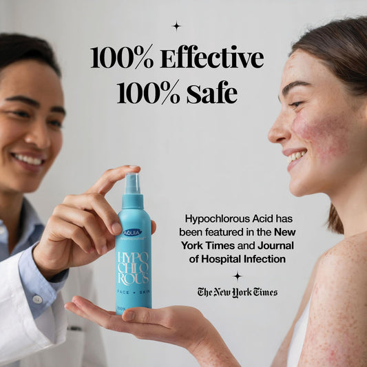 Aquia antimicrobial facial cleanser mist bottle