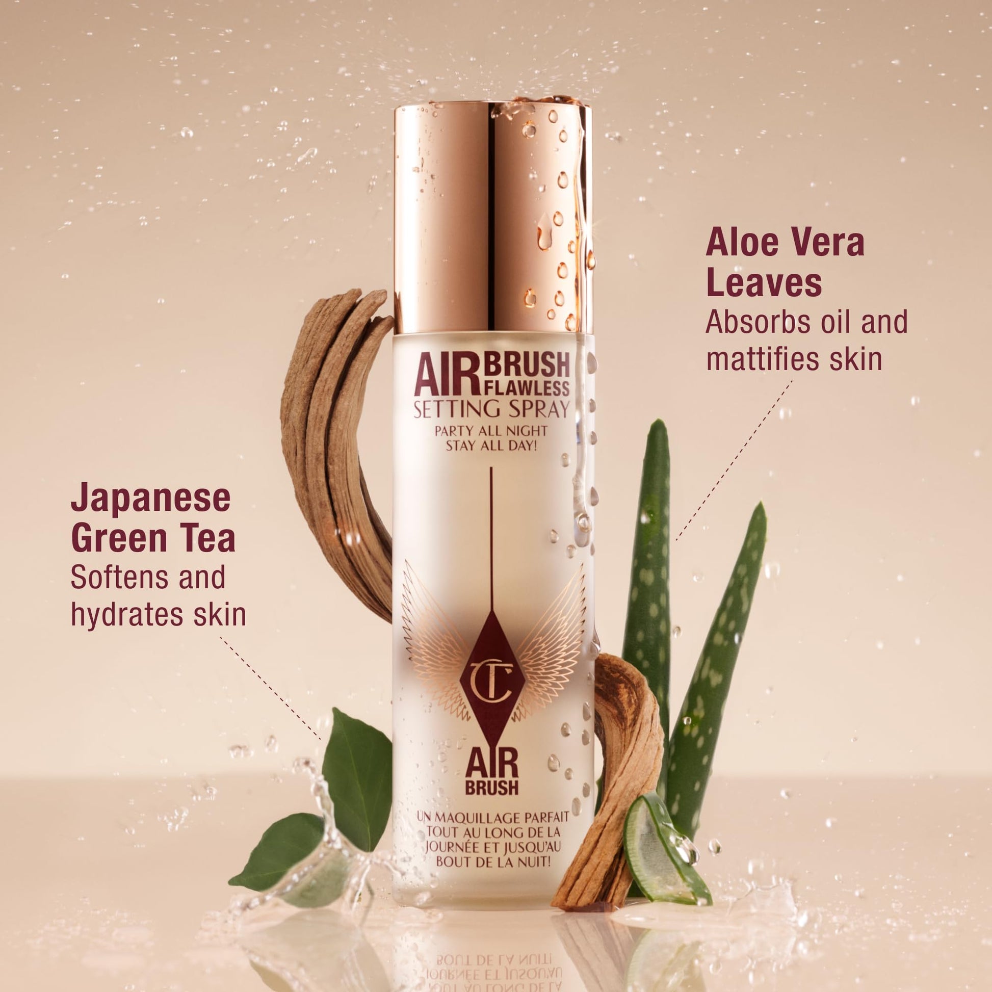 Professional makeup setting spray by Charlotte Tilbury