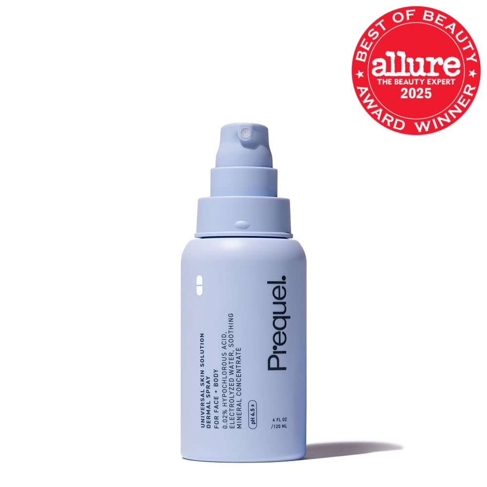 Prequel Hypochlorous Acid Spray fine mist application on face