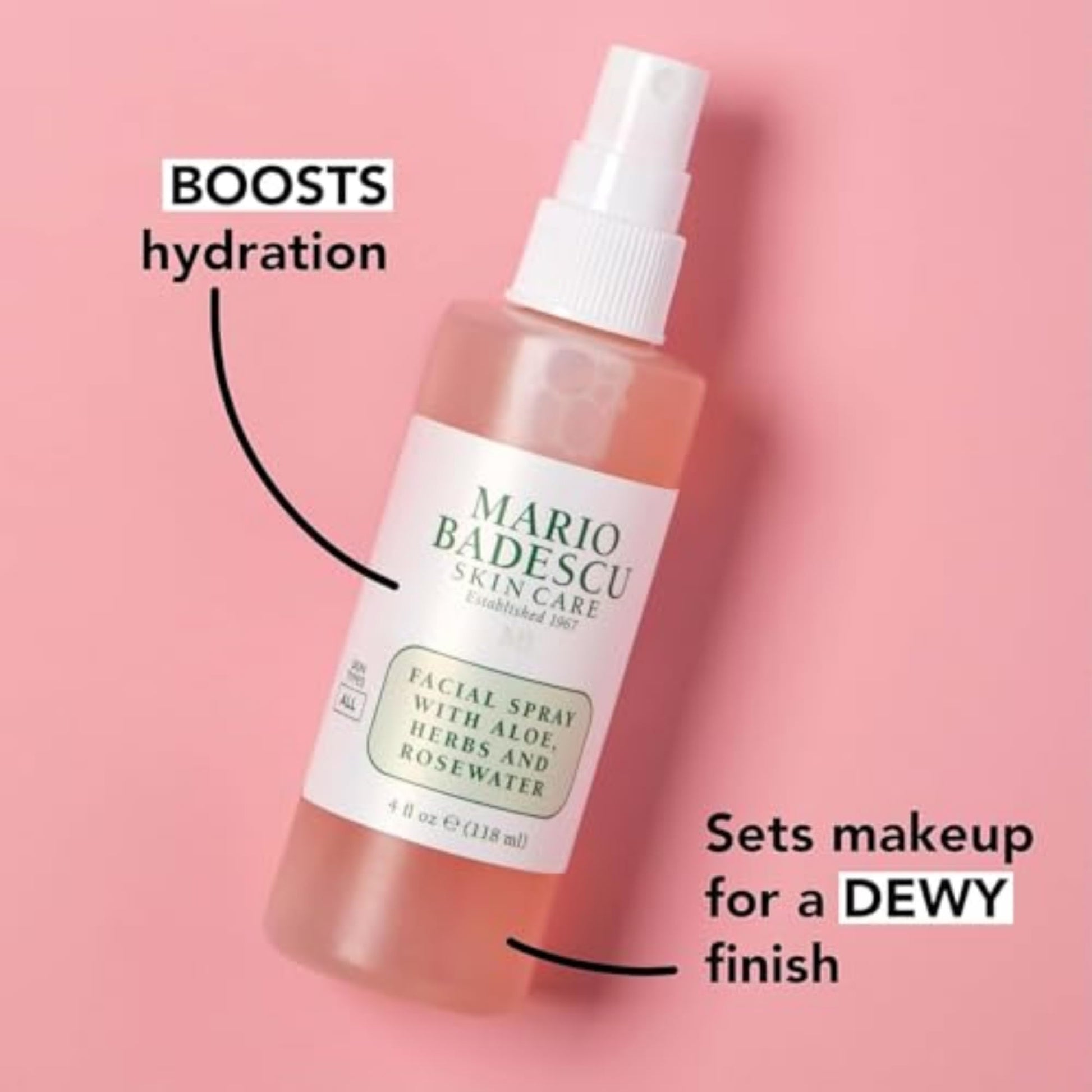 Authentic Mario Badescu face mist bottle for all skin types