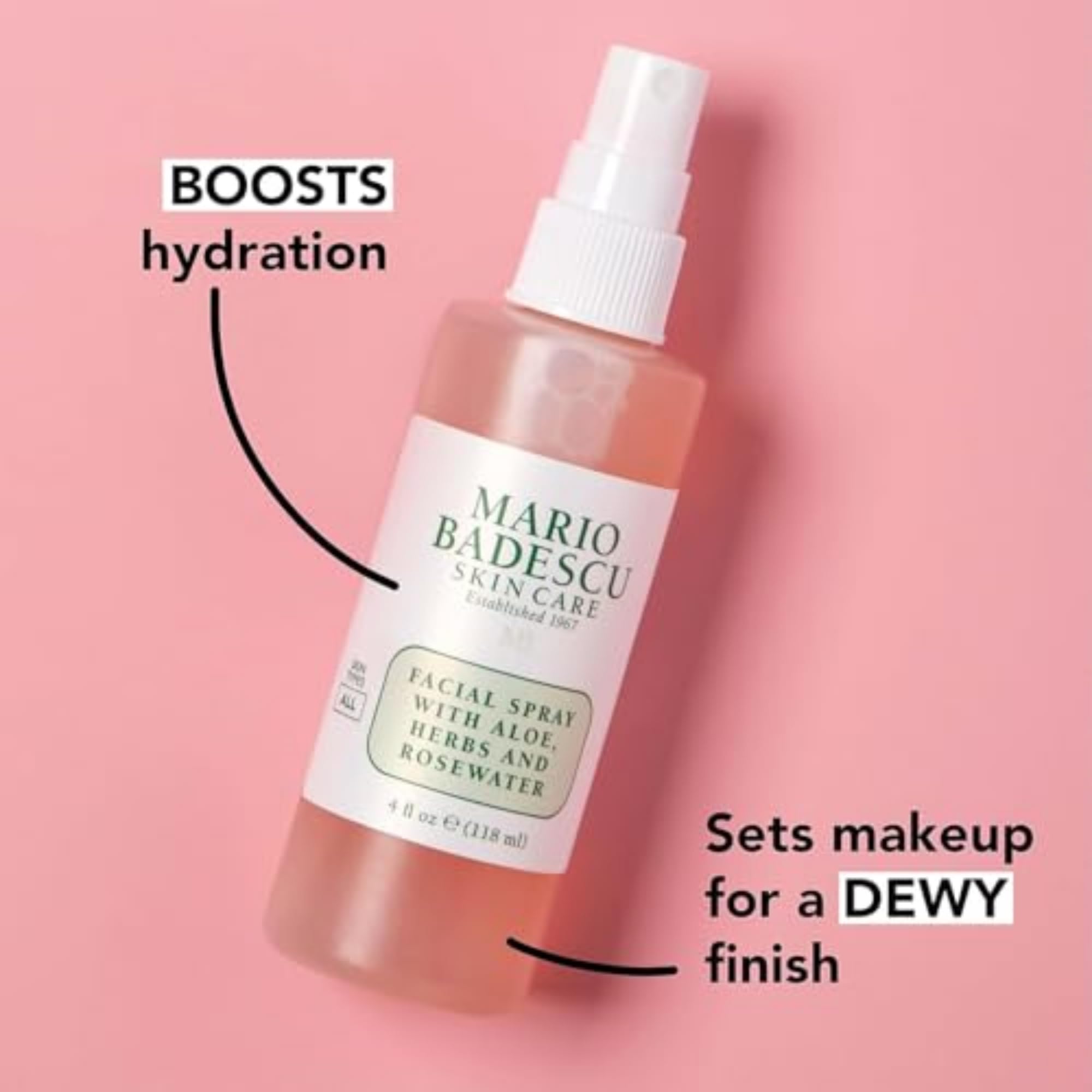 Authentic Mario Badescu face mist bottle for all skin types