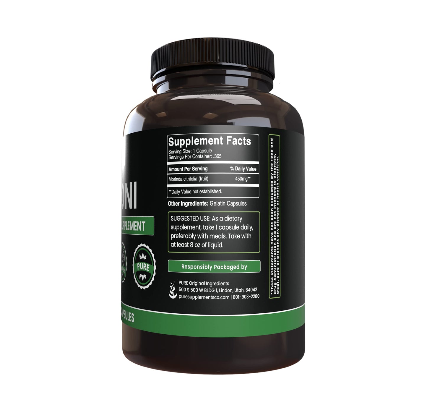 Imported USA noni fruit extract capsules for immunity and antioxidant protection