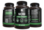 Lab verified zero rice filler noni capsules by Pure Original Ingredients